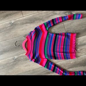 long sleeve stripped top!